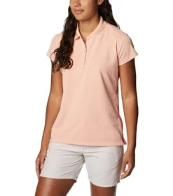 Columbia PFG Innisfree S/S Polo - Womens Light Coral -Columbia Outfit Shop 1695227543 FL6087 848 5