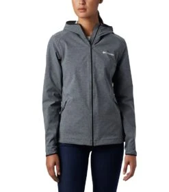 Columbia Heather Canyon Softshell Jacket - Womens Black / Heather