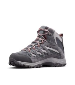 Columbia Crestwood Waterproof Mid Hiking Boots - Womens Graphite / Daredevil -Columbia Outfit Shop 1765401 053 4
