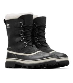 Sorel Caribou Winter Boots - Womens Black / Stone -Columbia Outfit Shop nl1005 011 3